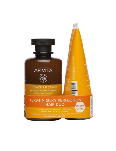 Apivita Keratin Silky Perfection Hair Duo