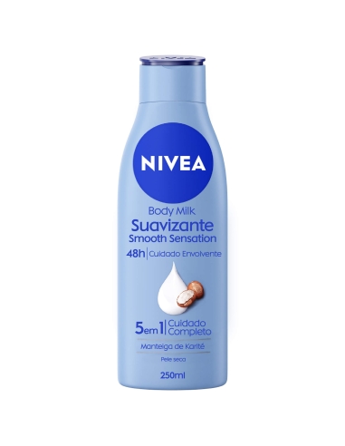 Nivea Creme Corpo Smooth Milk Suavizante 250ml