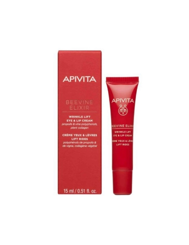 Apivita Beevine Elixir Creme de Olhos e Lábios Antirrugas com Efeito Lifting 15ml