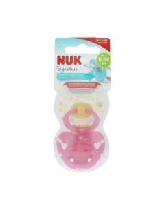 NUK Signature Chupeta Silicone 18-36m x2