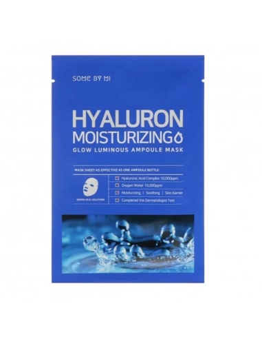 Some By Mi Hyaluronic Moisturizing Máscara Ampola Luminosidade Radiante 25g