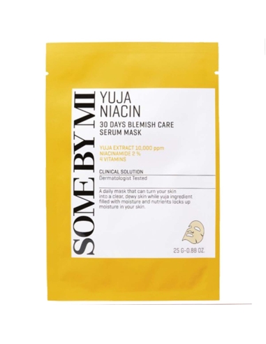 Some By Mi Yuja Niacin Máscara Sérum 30 Dias de Cuidado Anti-imperfeições 25g