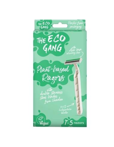 The Eco Gang Biodegradable Razors 5 Unidades