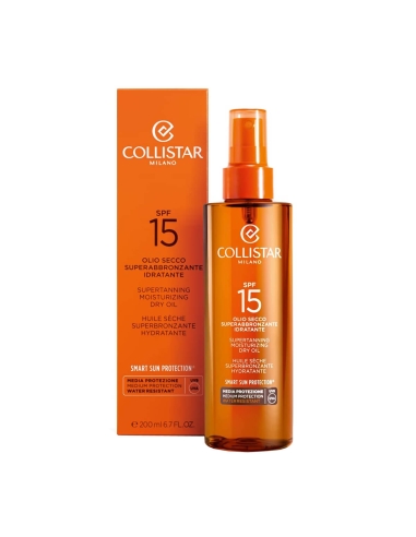 Collistar Óleo Seco Superbronzeador Hidratante FPS15 200ml