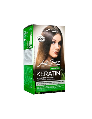 Kativa Anti Frizz Xtra Shine Alisamento Sem Prancha