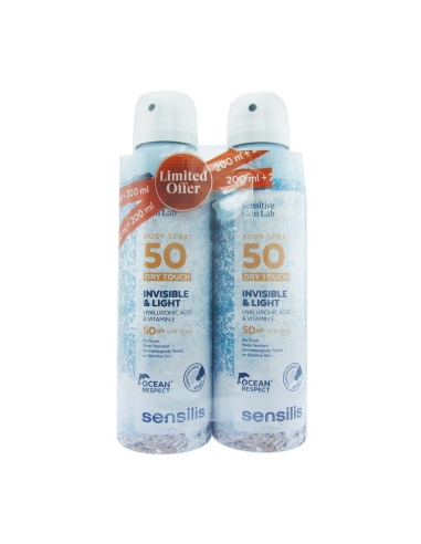 Sensilis Duo Spray Corporal Toque Seco SPF50 200ml