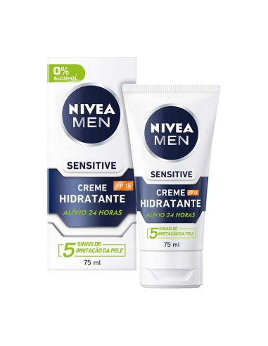 Nivea Men Creme Hidratante Rosto Sensitive SPF15 75ml