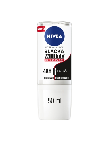 Nivea Desodorizante Roll-on Invisible for Black and White Max Protection 50ml