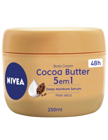 Nivea Creme Corpo Body Cream Cocoa Butter 250ml