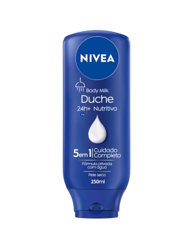 Nivea Creme Corpo Body Milk Nutritivo para Duche Nutritivo 250 ml