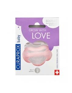 Curaprox Baby Chupeta Silicone Rosa Tamanho 2