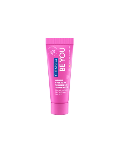 Curaprox Be You Pasta de Dentes Branqueadora Rosa Claro 10ml