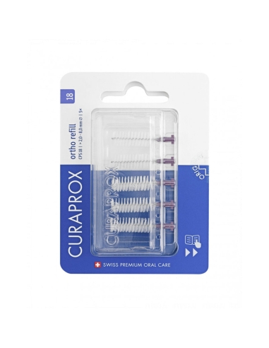 Curaprox Ortho Refill 18 Escovilhoes x5