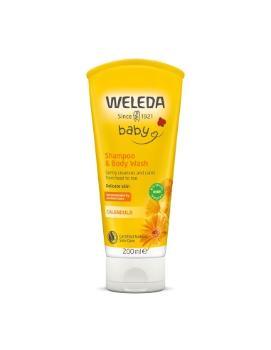 Weleda Baby Champô e Gel de Duche de Calêndula 200ml