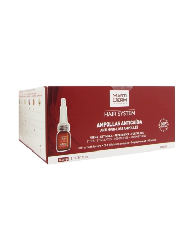 MartiDerm Ampolas Antiqueda 14x3ml