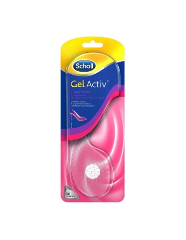 Scholl Gelactiv Palmilha Gel Sapatos Abertos X2