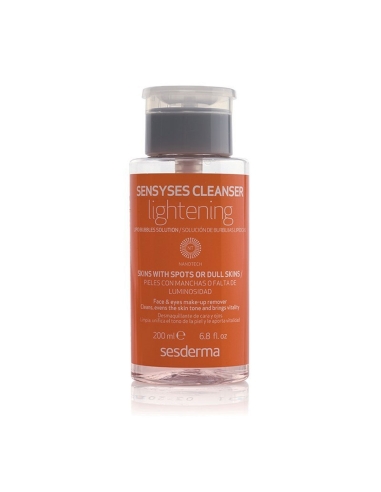 Sesderma Sensyses Cleanser Lightening Solução Bolhas Lipídicas 200ml