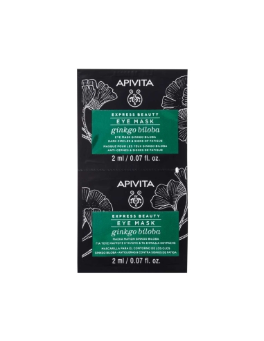 Apivita Express Beauty Máscara de Olhos Antipapos e Antiolheiras 2x2ml