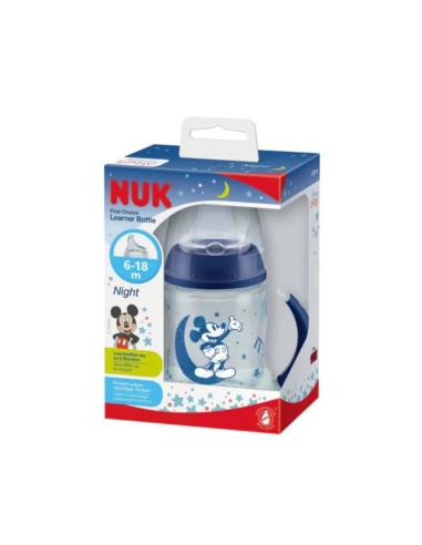 Nuk First Choice Biberão de Aprendizagem Noite 6-18m 150ml