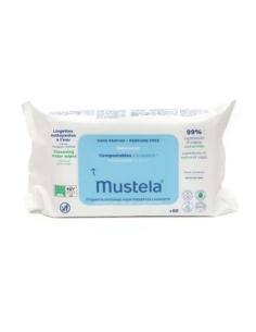 Mustela Toalhitas Limpeza 0% Perfume 60 Unidades