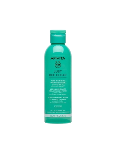 Apivita Just Bee Clear Loção Purificadora Minimizadora de Poros 200ml