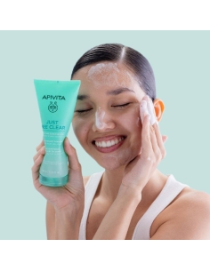 Apivita Just Bee Clear Gel de Limpeza Purificante 200ml 2