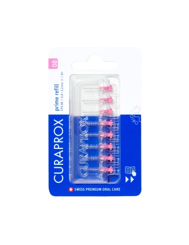 Curaprox Prime Refill 08 Escovilhoes x8