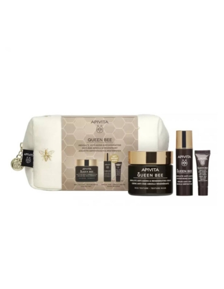 Apivita Pack Queen Bee Creme Textura Ligeira