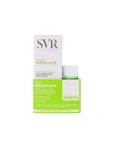 SVR Pack Sebiaclear Sérum e Loção Micro-Peel