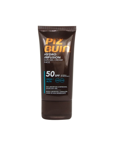 Piz Buin Hydro Infusion Creme Facial Solar em Gel SPF50 50ml