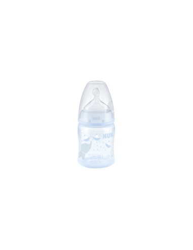 NUK Rose and Blue Biberão Silicone 0-6M M 150ml