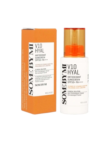 Some By Mi V10 Hyal Protetor Solar Antioxidante SPF50 40g