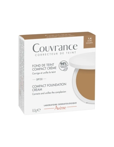 Avène Couvrance Creme Compacto Corretor de Tez 1.4 Dourado 8,5g