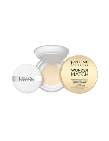 Eveline Cosmetics Wonder Match Pó Translúcido com Pó Ametista 6g