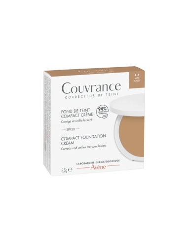 Avène Couvrance Creme Compacto Corretor de Tez 1.3 Mel 8,5g