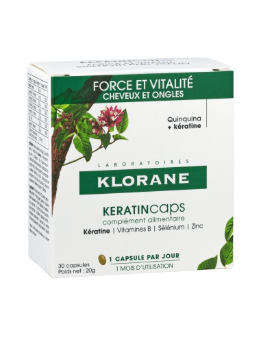 Klorane Keratincaps 30 Unidades