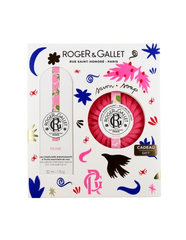 Roger Gallet Pack Rose Água Perfumada 30ml e Sabonete 100g Oferta