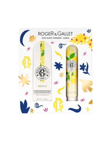 Roger Gallet Pack Cédrat Água Perfumada 30ml e Cédrat Creme Mãos 30ml Oferta