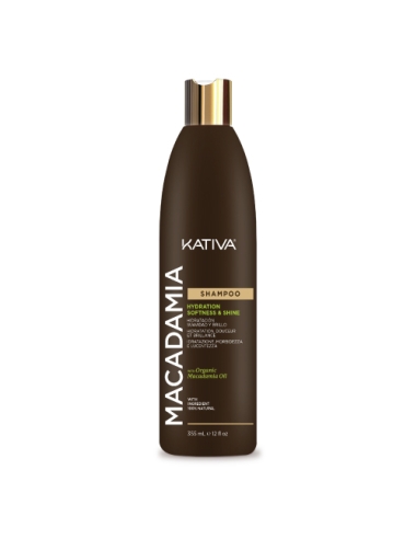 Kativa Macadamia Champô Hiratação Suavidade e Brilho 355ml