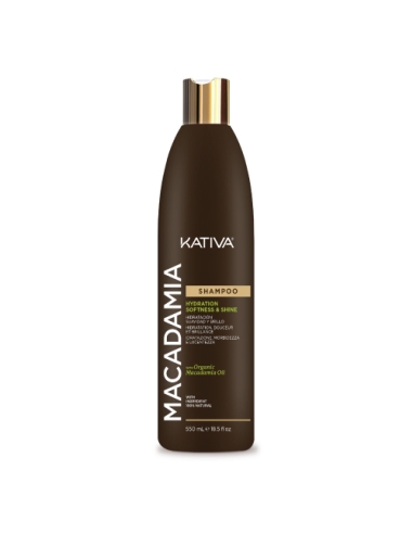 Kativa Macadamia Champô Hiratação Suavidade e Brilho 500ml