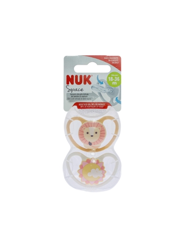 NUK Space Chupeta Silicone 18-36M x2