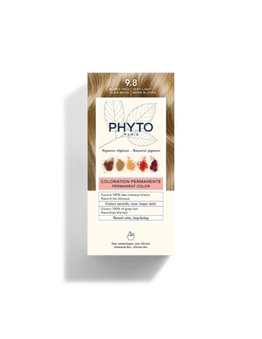 Phyto Color Coloração Permanente com Pigmentos Vegetais 9.8 Louro Muito Claro Bege