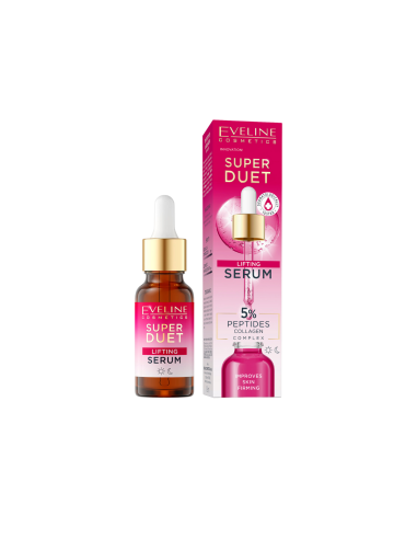 Eveline Cosmetics Super Duet Sérum Lifting com Péptidos 18ml