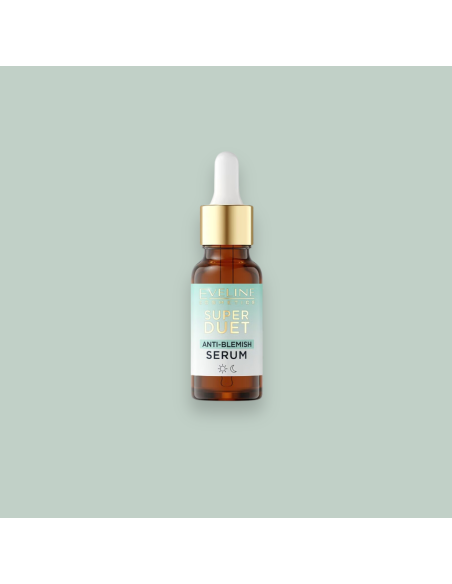 Eveline Cosmetics Super Duet Sérum Anti-Imperfeições com Zinco 18ml