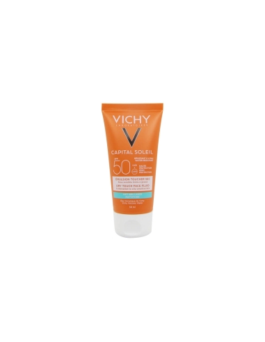 Vichy Capital Soleil FPS50 Emulsão Rosto Antibrilho Toque Seco 50ml