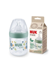 Nuk for Nature Biberão Tetina Silicone S Verde 150ml