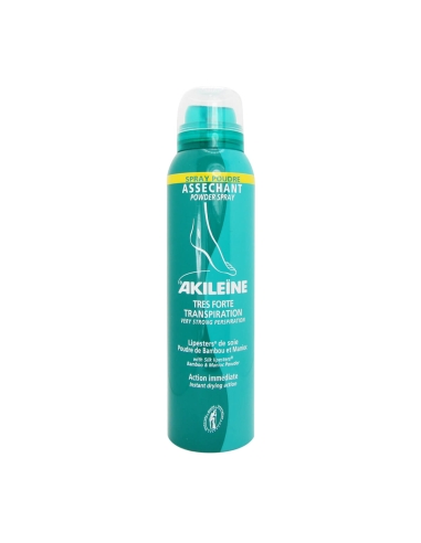 Akileine Spray Sapatos Forte Transpiração 150ml