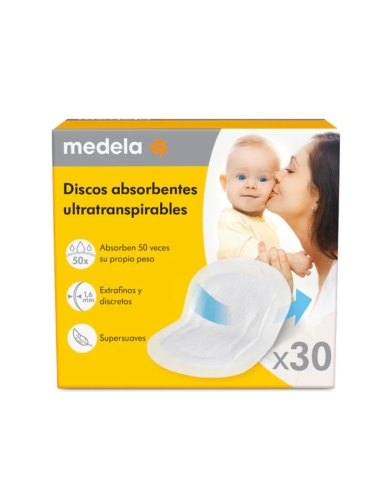 Medela Protetores de Seio Ultrarrespiráveis 30 Unidades