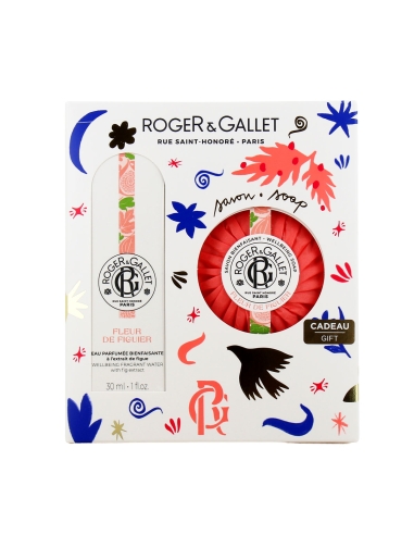 Roger Gallet Pack Fleur Figuier Água Perfumada 30ml e Sabonete 100g Oferta