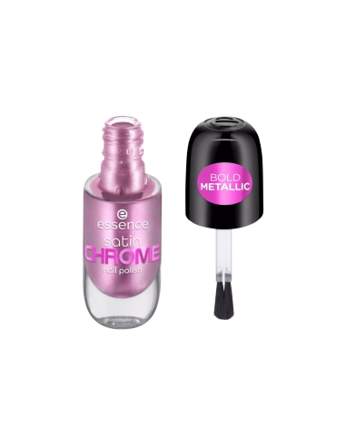 Essence Satin Chrome Verniz de Unhas 02 Artificial Pinktelligence 8ml